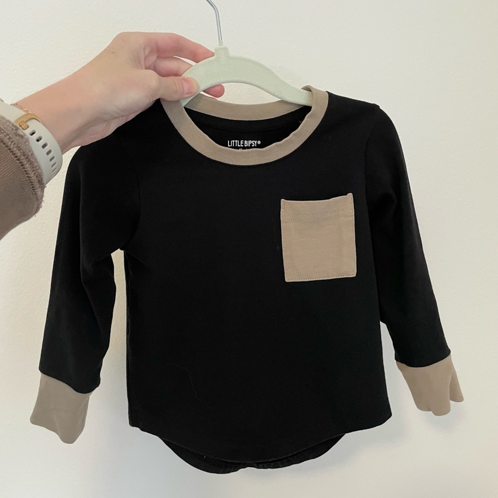 LITTLE BIPSY long sleeve top
